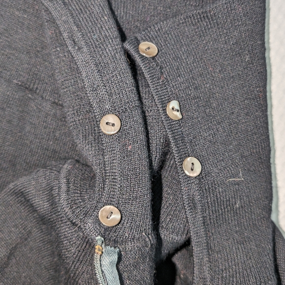 Black High Collar Pullover - Picture 2 of 4